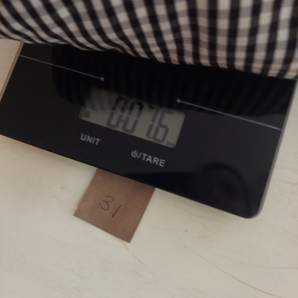 AZI gingham short sleeve button up shirt tailored black white size small - Picture 9 of 9